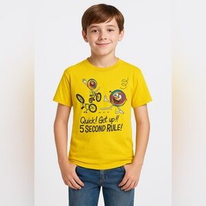Hybrid & Company Yellow Kids Long Sleeve Tee